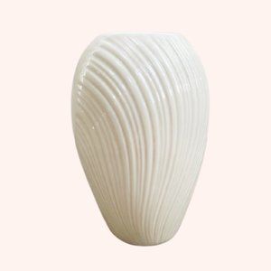 Lenox Mirage Swirl Ivory Porclian Vase